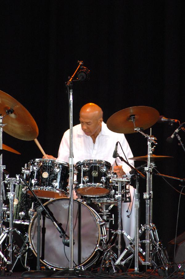 Thurman Baker Playing Drums